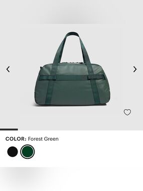 Away Active Duffle Bag 40L in Forest Green w/ Adjustable Strap